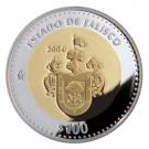 100 Pesos (Jalisco - Gold & Silver Proof Issue)