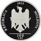 100 Lei (Grigore Vieru - 80 years since birth)