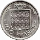 100 Francs - Rainier III