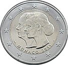 2 Euro - Albert II (Royal Wedding)