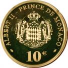 10 Euro - Albert II (Death of Rainier III)