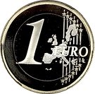 1 Euro - Albert II (1st map)