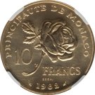 10 Francs - Rainier III (Princess Grace - Piefort Essai)