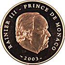 100 Euro - Rainier III