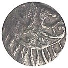 Pul - Jani Beg Khan - 1342-1357 (Saray al-Jadida mint - two-headed eagle type)