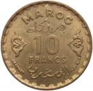 10 Francs - Mohamed V