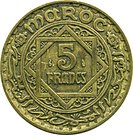 5 Francs - Mohamed V