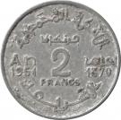 2 Francs - Mohamed V
