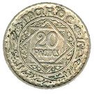 20 Francs - Mohamed V