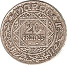 20 Francs - Mohamed V