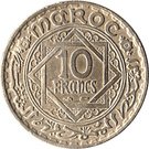 10 Francs - Mohamed V