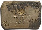 1 Onça / 6 Cruzados (counter stamped with one Star over "M")