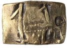 1¼ Meticais  - Maria II (Countermarked with a Rosette)