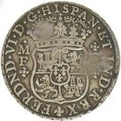 2 400 Réis - José I (Counterstamp "MR" over 8 Reales/México)