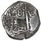 2400 Réis - José I (Counterstamp MR over cobs from South America)