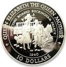 10 Dollars - Elizabeth II (Queen Mother - Bombed Palace)