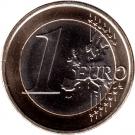 1 Euro - Willem-Alexander (2nd map)