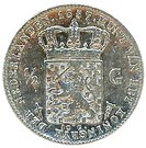 ½ Gulden - Willem III
