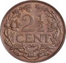 2½ Cents - Wilhelmina