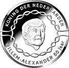 10 Euro - Willem-Alexander (50th Birthday, silver)
