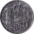 1 Cent - Wilhelmina (German Occupation)