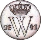 ½ Cent - Willem II