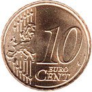 10 Euro Cent - Willem-Alexander (2nd map)