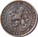 1 Cent - Wilhelmina ("KONINKRIJK")