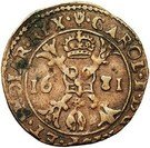 1 Duit - Charles II (Antwerpen)
