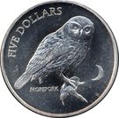 5 Dollars - Elizabeth II (Morepork)