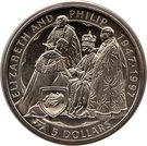 5 Dollar - Elizabeth II (Golden Wedding)