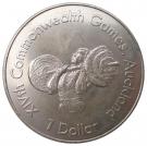 1 Dollar - Elizabeth II (Weightlifter)