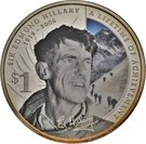 1 Dollar - Elizabeth II (4th portrait; Sir Edmund Hillary)