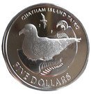 5 Dollars - Elizabeth II (Chatham Island Taiko)