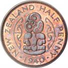 ½ Penny - George VI