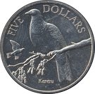 5 Dollars - Elizabeth II (Kereru)
