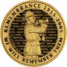 10 Dollars - Elizabeth II (90th Anniversary of ANZAC)