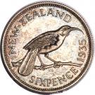 6 Pence - George V