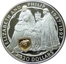 20 Dollars - Elizabeth II (Golden Wedding Anniversary)
