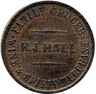 1 Penny (Hall, Henry J. - Christchurch)