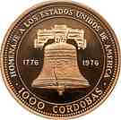1000 Córdobas (Liberty bell)