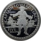 5 Dollars - Elizabeth II ( Edward Teach)