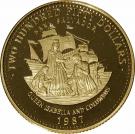 250 Dollars (Queen Isabella and Christopher Columbus)