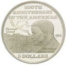 5 Dollars (500th Anniversary of the Americas-Panama Canal)