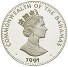 5 Dollars (500th Anniversary of the Americas-Christopher Columbus claiming the Land)