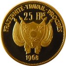 25 Francs CFA (Barbary Sheep)