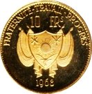 10 Francs CFA (Ostriches)