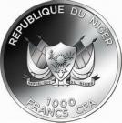 1000 Francs CFA (Striped Jackal)