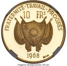 10 Francs CFA (Ostriches; Essai)
