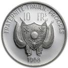 10 Francs CFA (Lion; Large type)